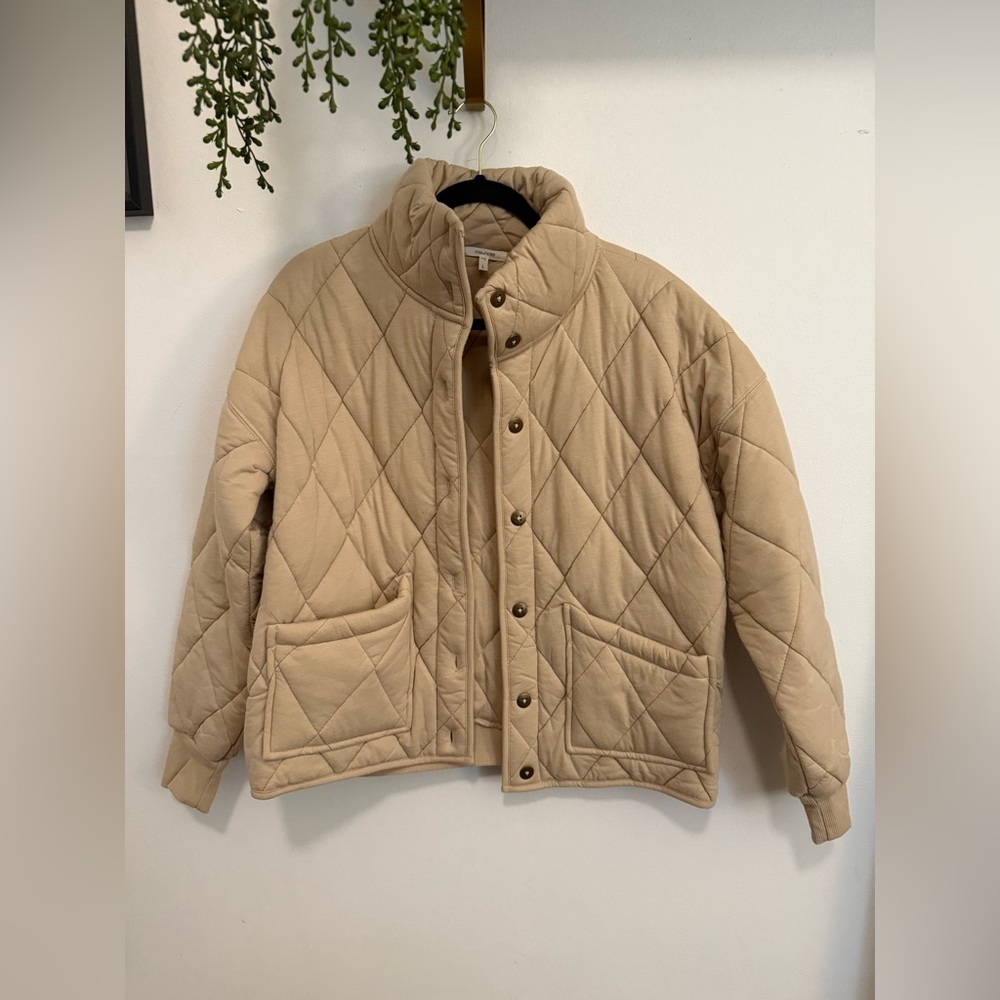 Maurices Tan Quilted Puffer Jacket